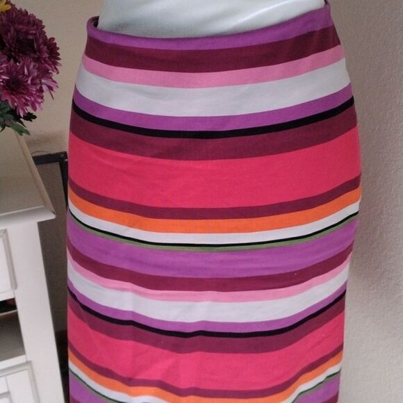Liz Claiborne Striped Skirt - Picture 2 of 8